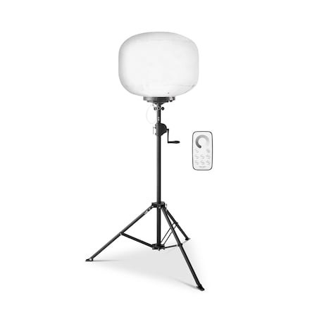 E-Z Up SKYFUZE 700W LED Balloon Light Kit, White Diffuser SZBLK700W